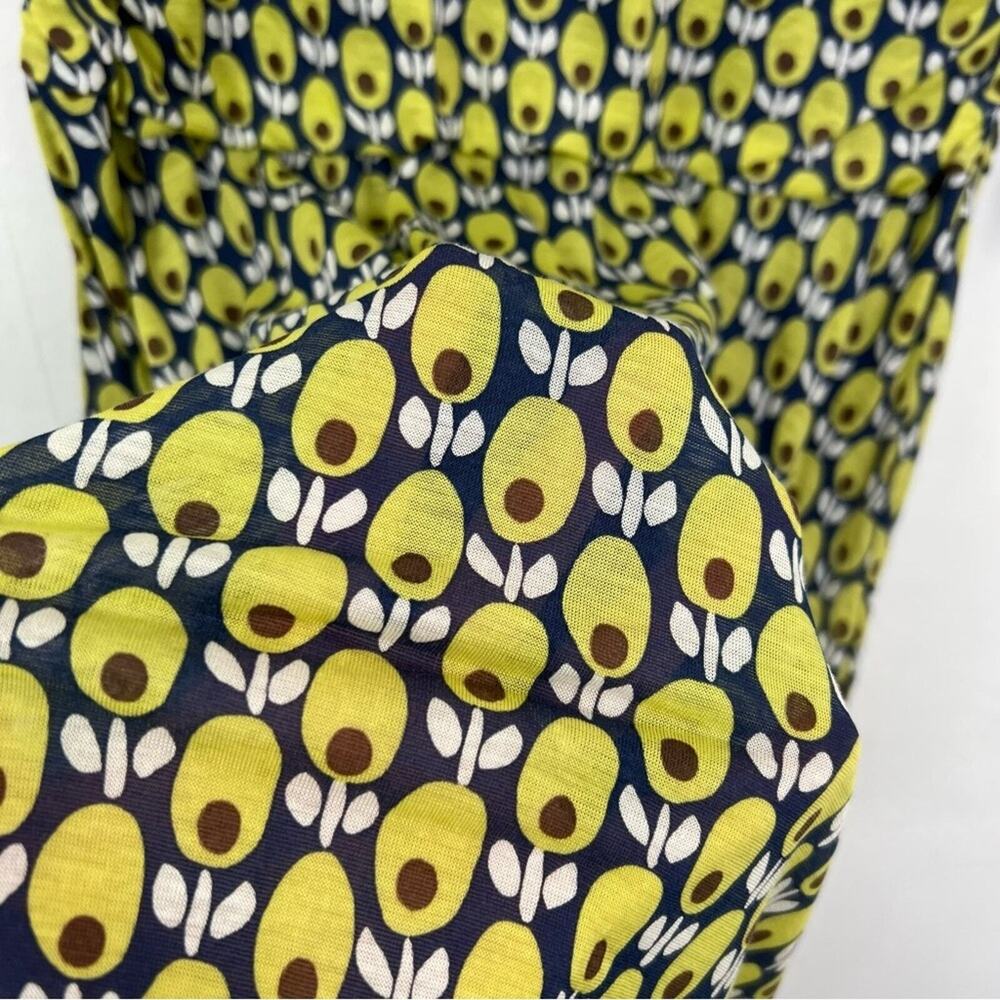 Boden Double Layer Surplice Faux Wrap Olive Avocado V-Neck Dress Size 10 Long - Picture 6 of 14